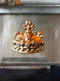 Gold Crown Acrylic Sculpture – Royal Luxury Decor, Regal Desk Accent, Unique Gift