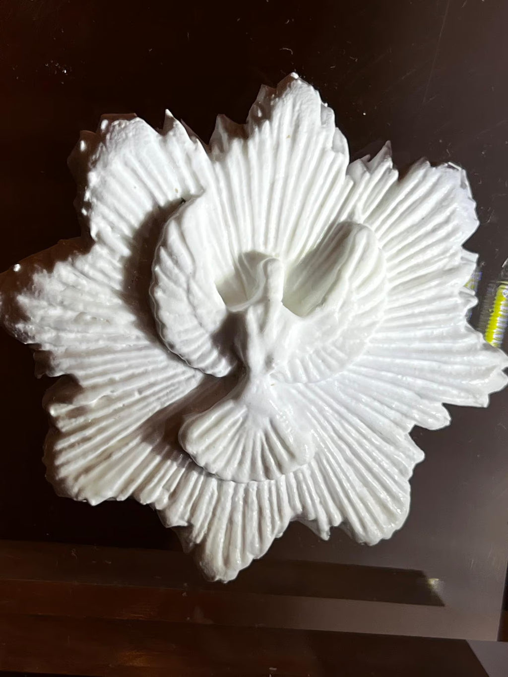 Holy Spirit Acrylic Block Art – Christian Dove Decor, Modern Faith Gift, Spiritual Desk Accent